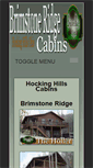 Mobile Screenshot of brimstoneridgecabin.com